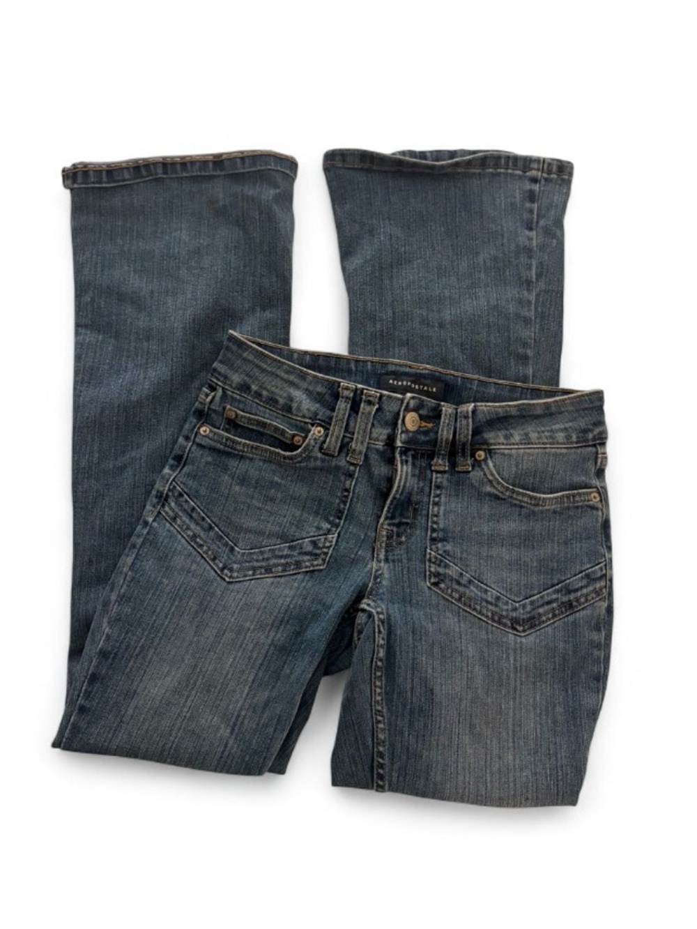 Aeropostale Y2K Style Low Rise Flare Denim Jeans